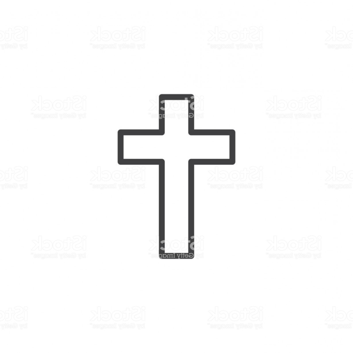 1228x1228 Religion Cross Outline Icon Gm Cqrecords