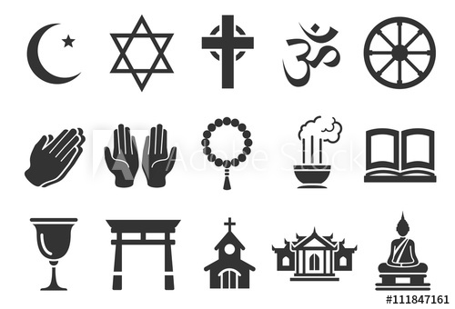 500x340 Stock Vector Illustration Religious Icons