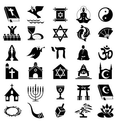380x400 Religions Symbol Vector