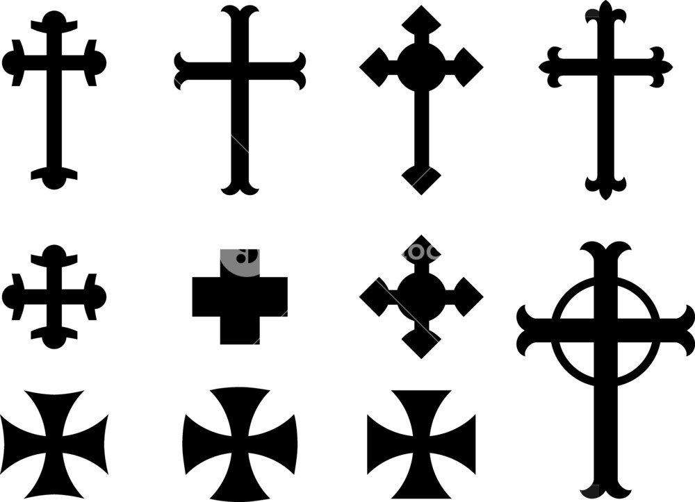 1000x723 Vector Crosses
