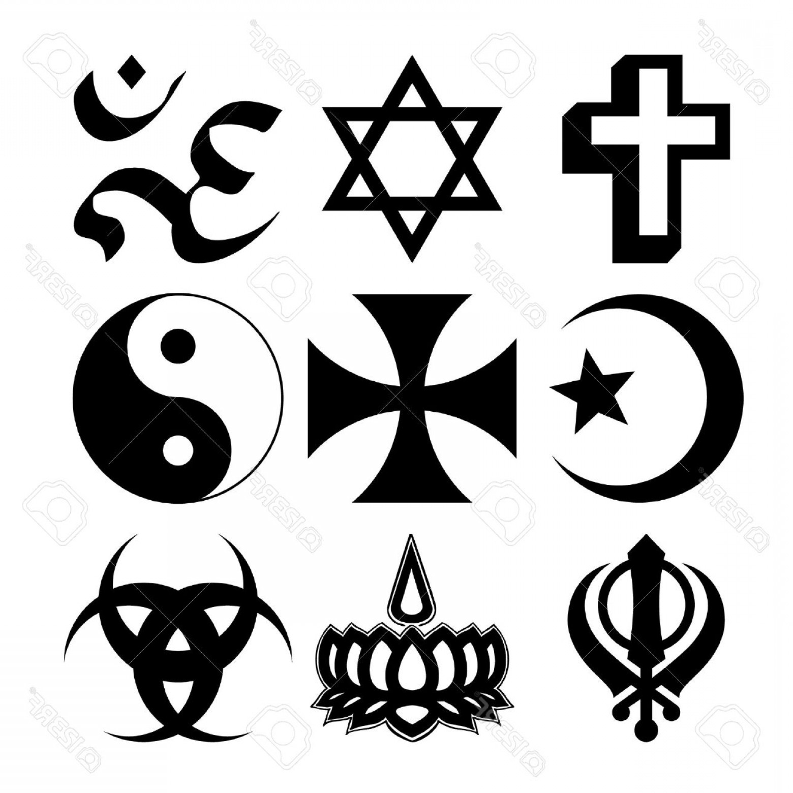 1560x1560 Christian Symbols Vector Art Geekchicpro
