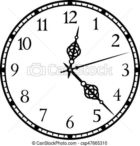 450x470 Vector, Viejo, Reloj Viejo, Reloj