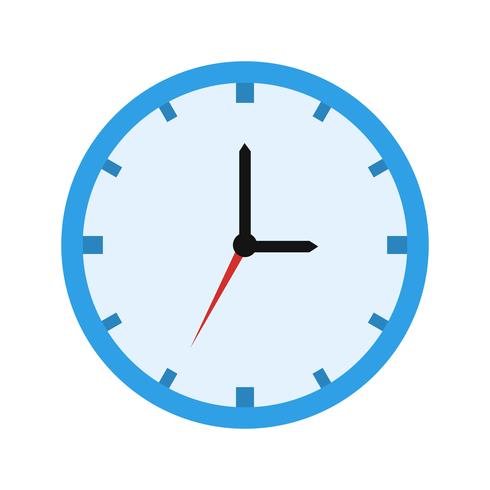 490x490 Clock Vector Icon