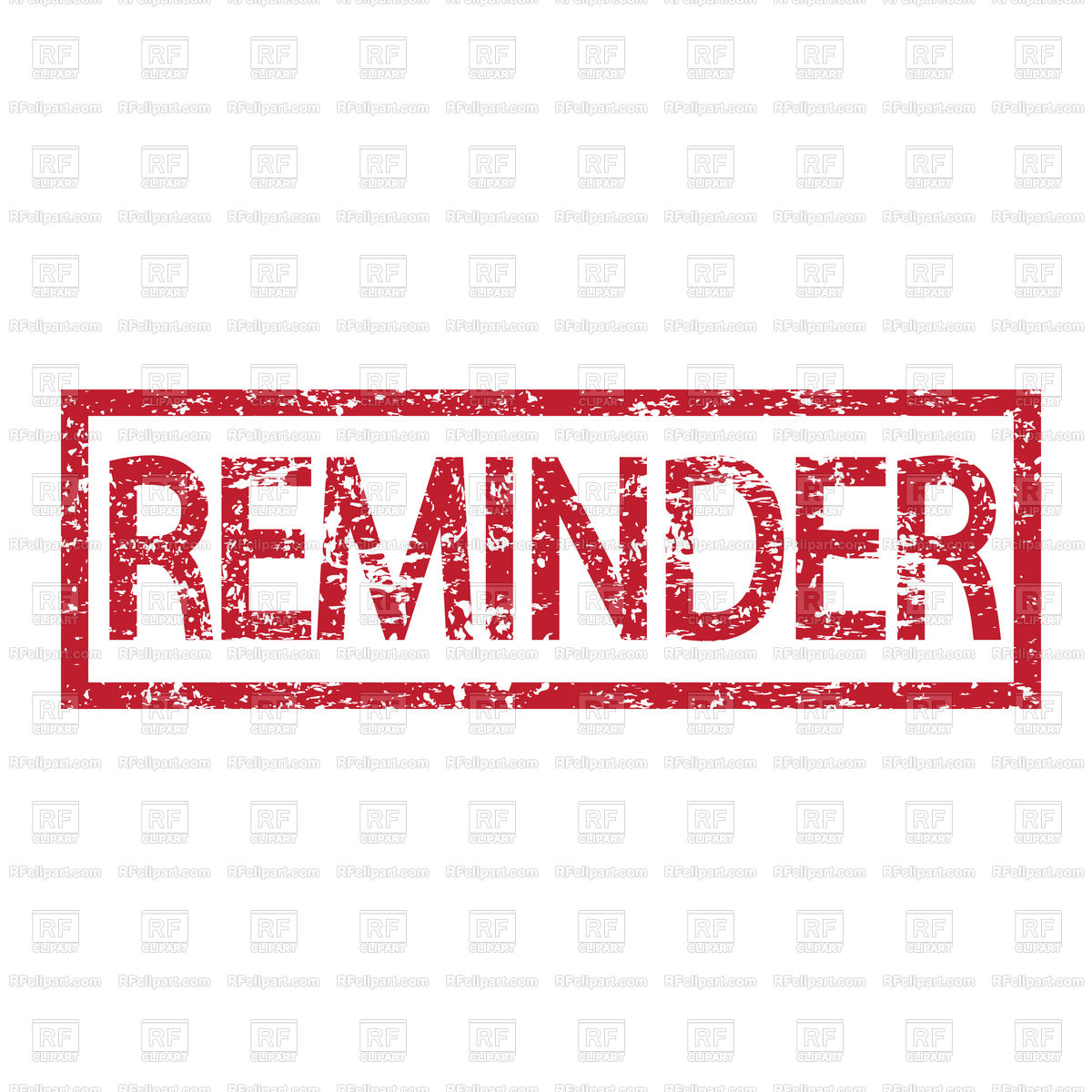 Reminder Vector at Vectorified.com | Collection of Reminder Vector free ...