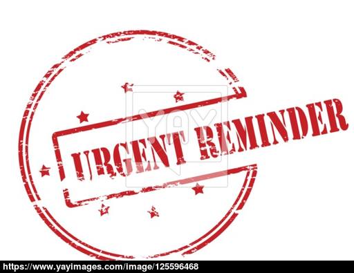 512x395 Urgent Reminder Vector