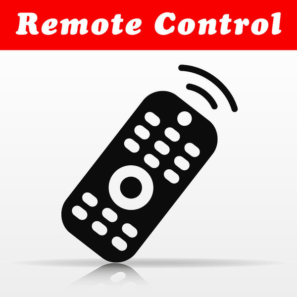 600x600 Remote Control Vector Icon Design Art Print