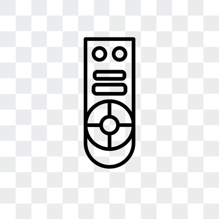 450x450 Remote Control Vector Icon Isolated On Transparent Background