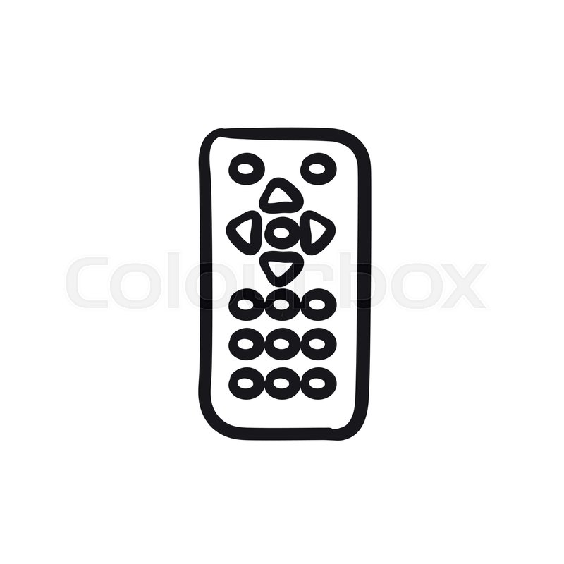 800x800 Remote Control Vector Sketch Icon Stock Vector Colourbox