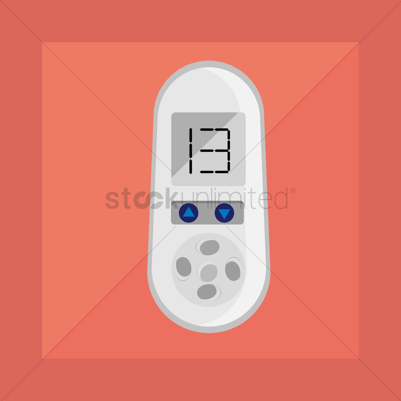 1300x1300 Free Air Conditioner Remote Control Vector Image