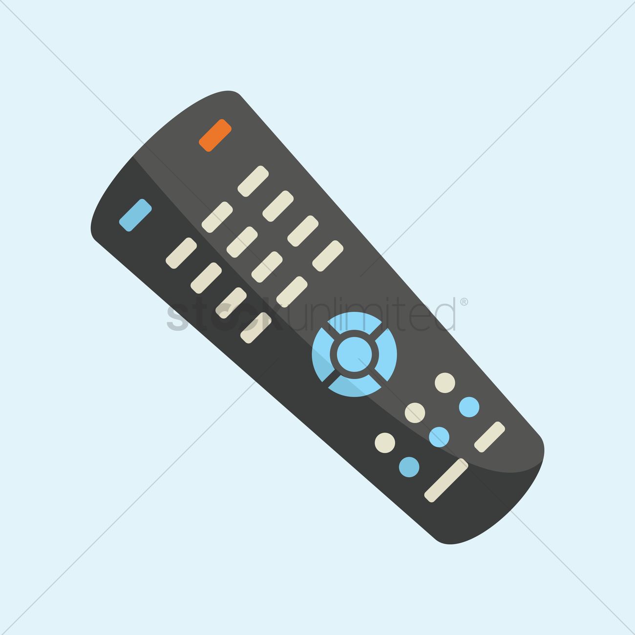 1300x1300 Free Remote Control Vector Image