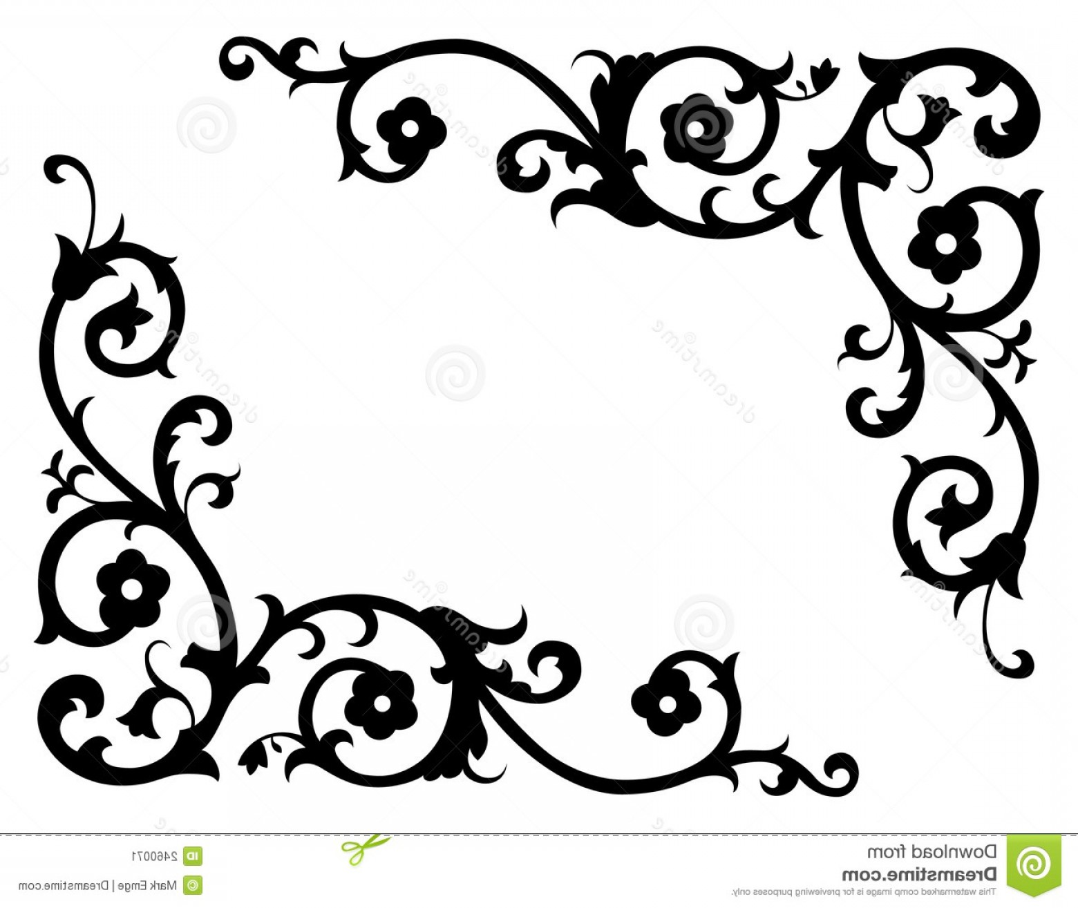 1560x1314 Stock Image Corner Renaissance Vector Image Handandbeak
