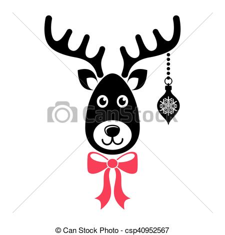 Caricatura, Reno, Vector, Cara, Navidad, Icono Lindo, Cara, Reno 450x470 Caricatura, Reno, Vector, Cara, Navidad, Icono Lindo, Cara, Reno