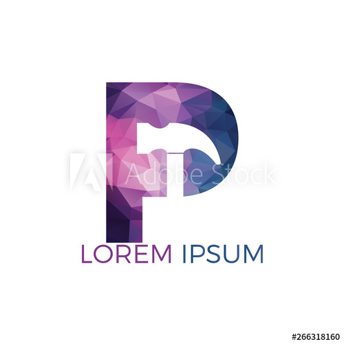 Letter P Hammer Logo Design Repair, Construction Or Renovation 500x500 Letter P Hammer Logo Design Repair, Construction Or Renovation