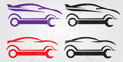 400x202 Car Repair Service Logo Vector Image Of Transportation