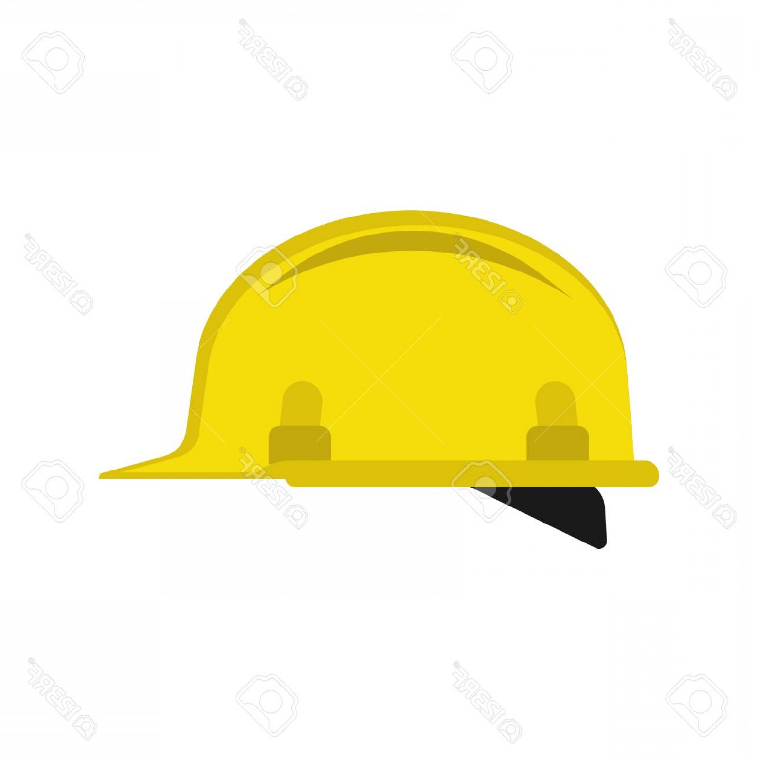 1560x1560 Photostock Vector Hard Hat Flat Unifrom Engineering Construction