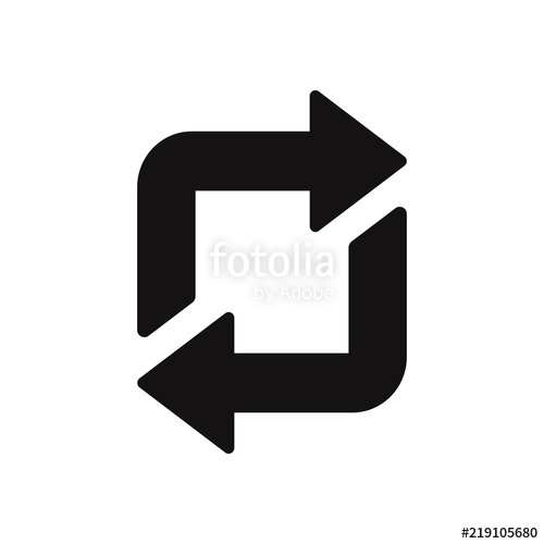 500x500 Repeat Vector Icon Stock Image And Royalty Free Vector