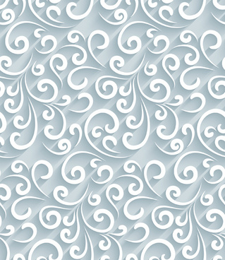 319x368 Floral Repeat Pattern Free Vector Download