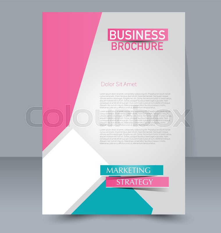 760x800 Abstract Flyer Design Background Stock Vector Colourbox