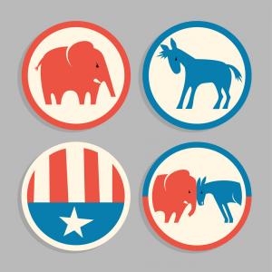 300x300 Democrat Donkey Republican Elephant Designs Vector Createmepink