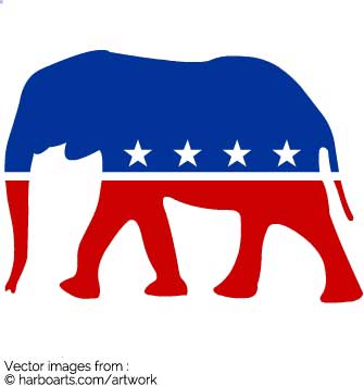 Republican Elephant Vector at Vectorified.com | Collection of ...