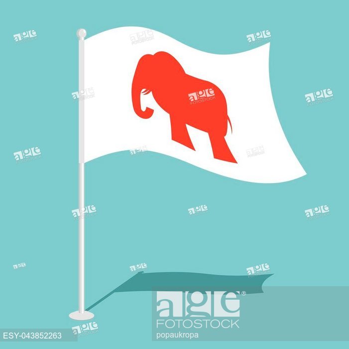 Republican Elephant Flag National Flag Of Presidential Election 701x700 Republican Elephant Flag National Flag Of Presidential Election