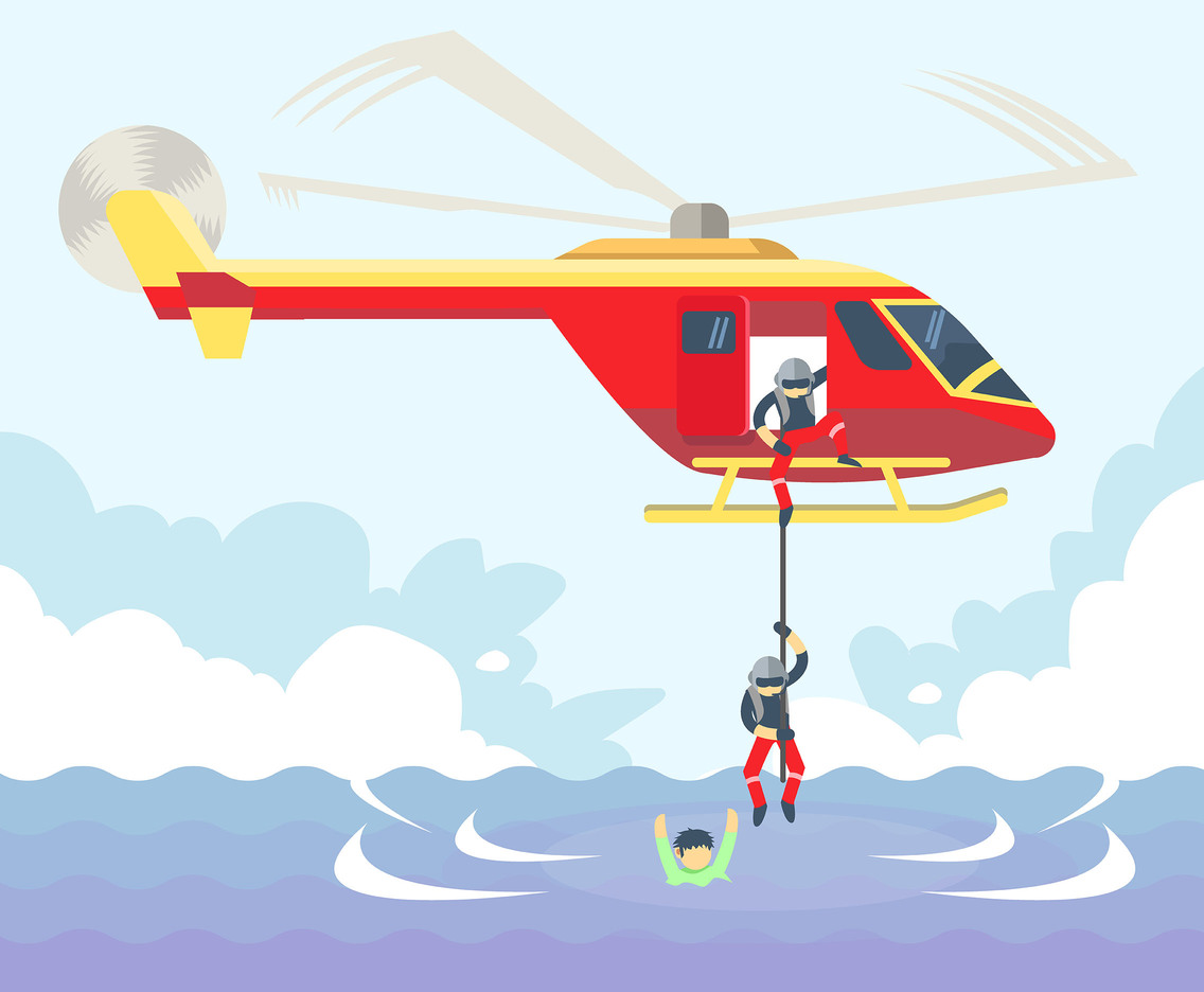 Search And Rescue Cartoon