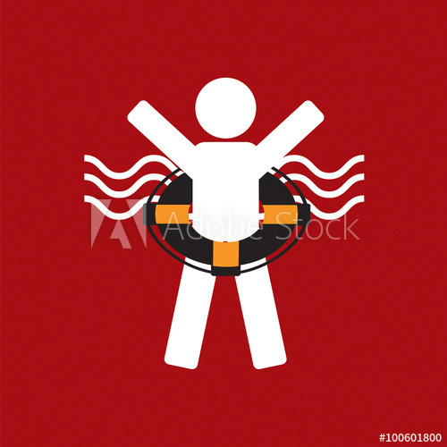 500x500 Rescue Vector Illustration