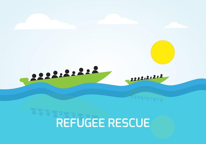 700x490 Free On Boat Of Rescue Vector