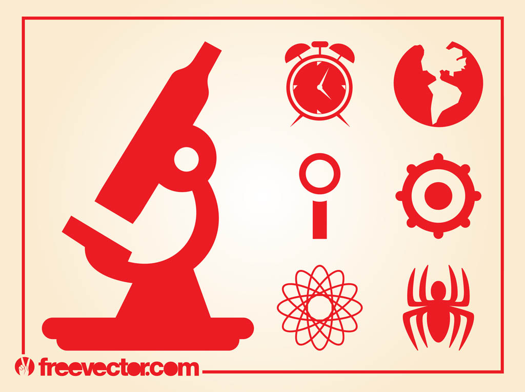 1024x765 Science And Research Icons Vector Art Graphics
