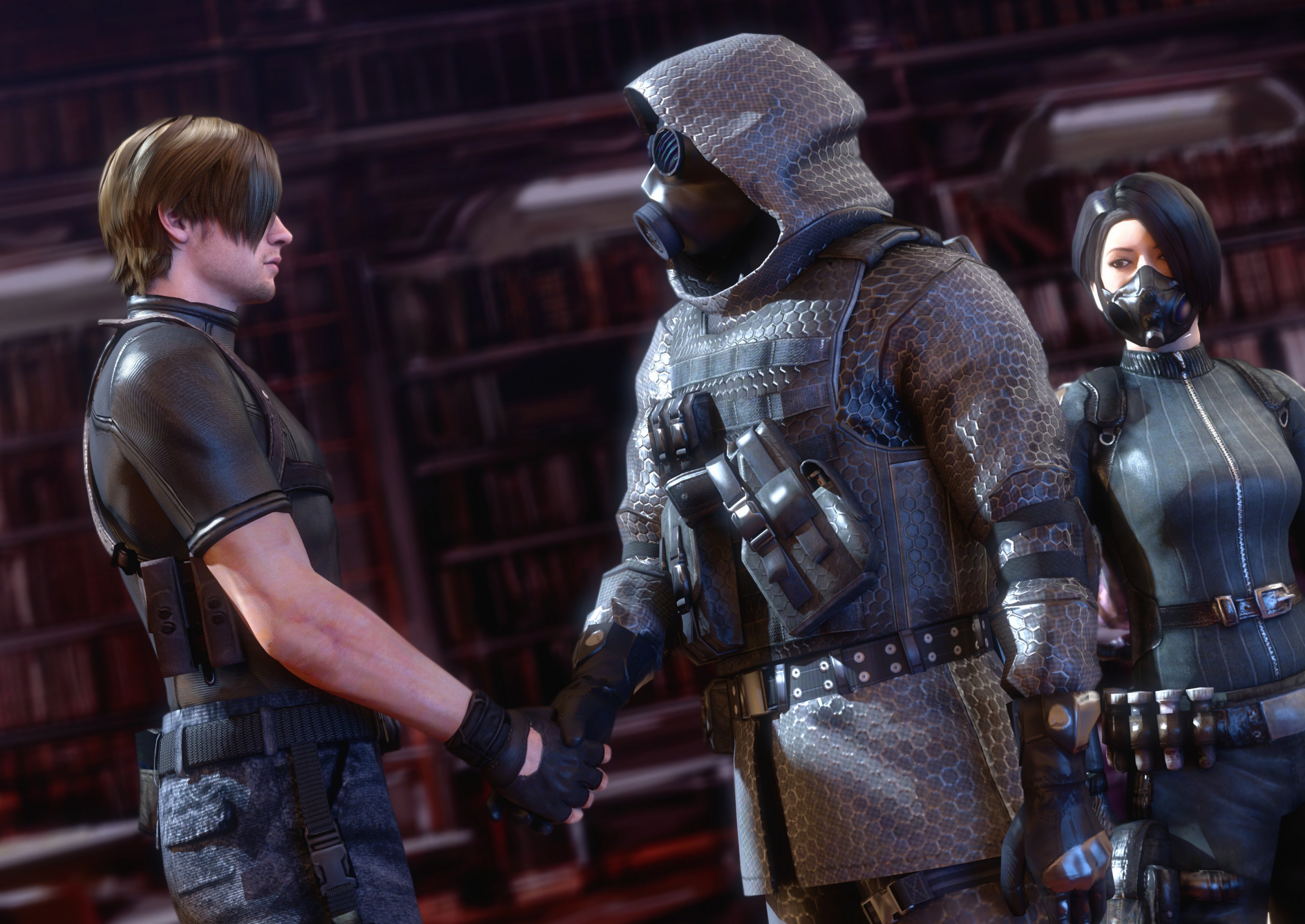 4206x2978 Vector Operation Raccoon City Cosplay Handandbeak