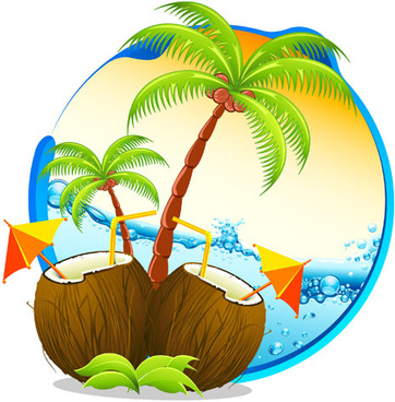 362x368 Tropical Resort Background Free Vector Download