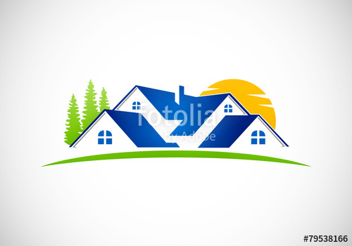 500x350 Resident Villa Resort Vector Logo Stock Image And Royalty Free