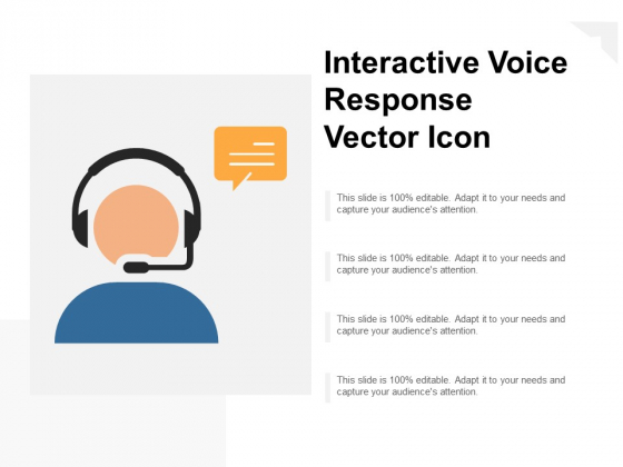 560x420 Interactive Voice Response Vector Icon Ppt Powerpoint Presentation