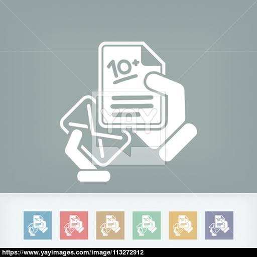 512x512 Mail With Excellent Response Vector