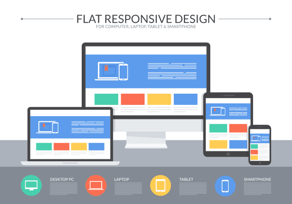 600x420 Free Responsive Vector Design
