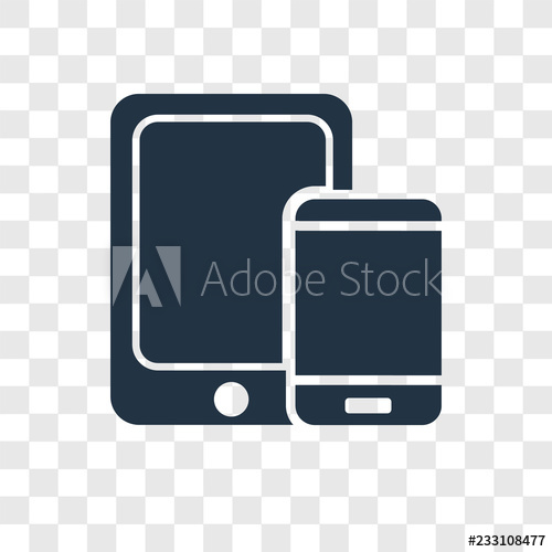 500x500 Responsive Vector Icon Isolated On Transparent Background