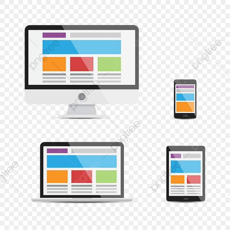 800x800 Devices Responsive Web Design, Adjustable, Banner, Black Png