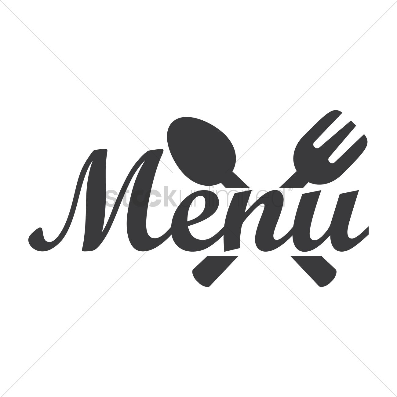 1300x1300 Restaurant Menu Logo Icon Vector Image
