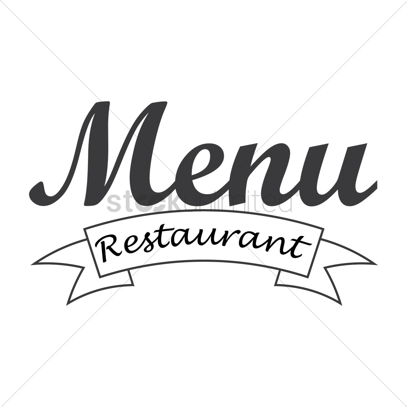 1300x1300 Restaurant Menu Logo Icon Vector Image