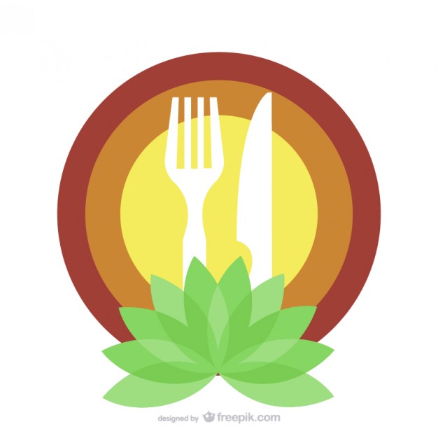 Organic Food Restaurant Logo Template Free Vector 626x626 Organic Food Restaurant Logo Template Free Vector