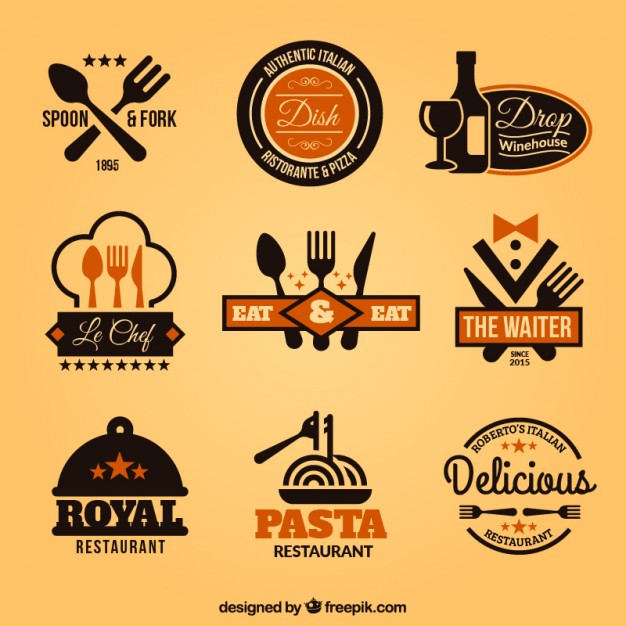 Collection Of Restaurant Badges Vector Free Download 626x626 Collection Of Restaurant Badges Vector Free Download