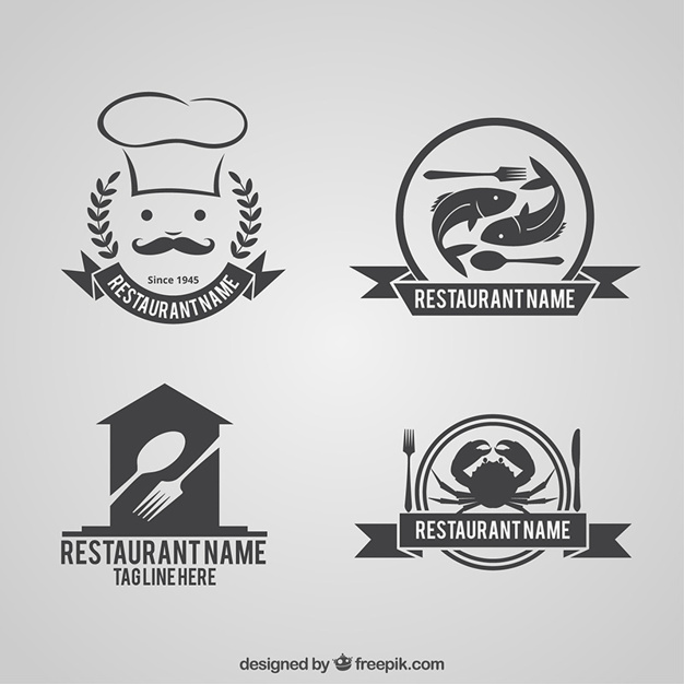 Collection Of Restaurant Logos Vector Free Download 626x626 Collection Of Restaurant Logos Vector Free Download