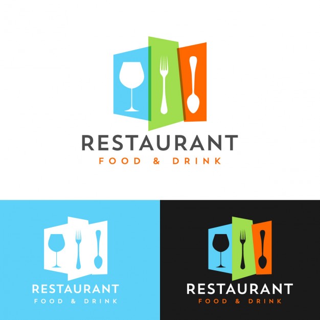 Colorful Restaurant Logo Design Free Vectors Ui Download 626x626 Colorful Restaurant Logo Design Free Vectors Ui Download