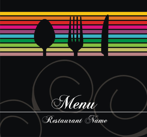 600x560 Restaurant Menu Cover Background Vector For Free Download