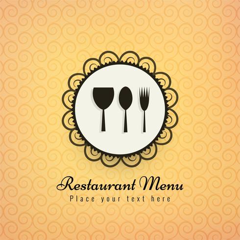 490x490 Restaurant Icons Colorful Background Vector Illustration