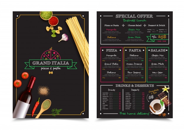 626x445 Menu Vectors, Photos And Free Download