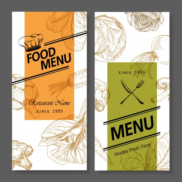 626x626 Restaurant Menu Design Vector Free Download