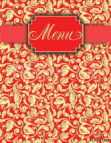 387x500 Restaurant Menu Design Vector Menu Brochure Template For Cafe