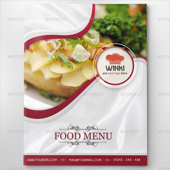 585x585 Restaurant Menu Templates