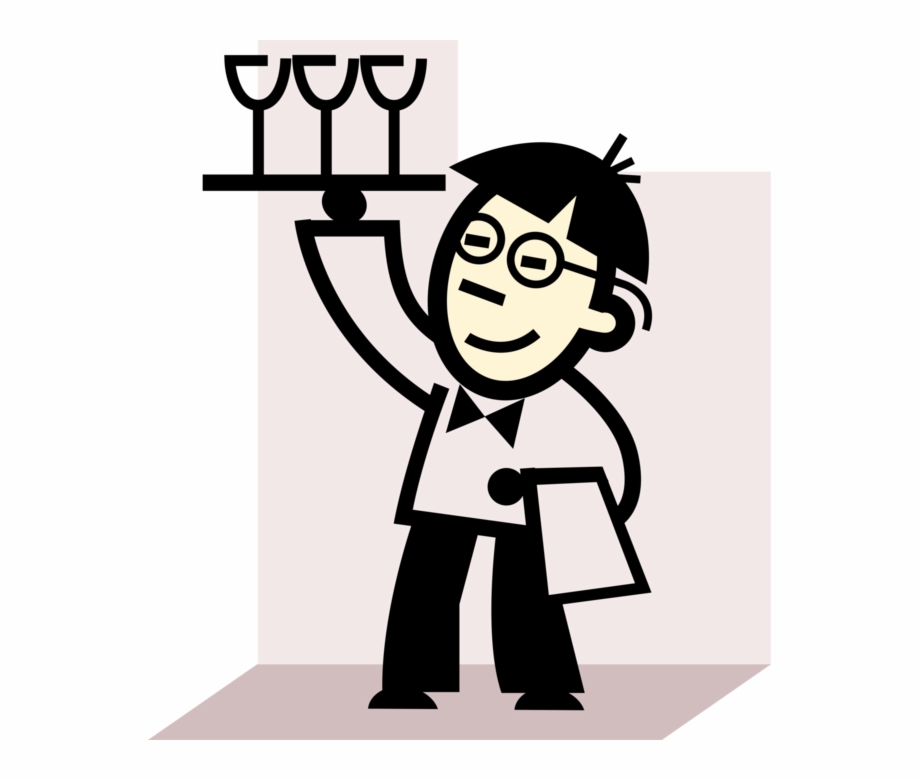 Graphic Black And White Library Restaurant Vector Waiter 920x780 Graphic Black And White Library Restaurant Vector Waiter